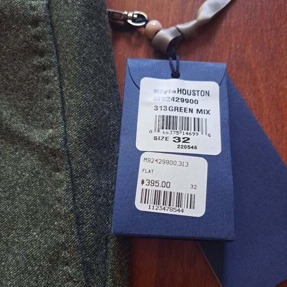 NEW 6 East Men's Green 100% Wool Pants Size 32 - Picture 5 of 16